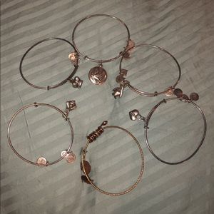 Alex And Ani bracelets set of 6!